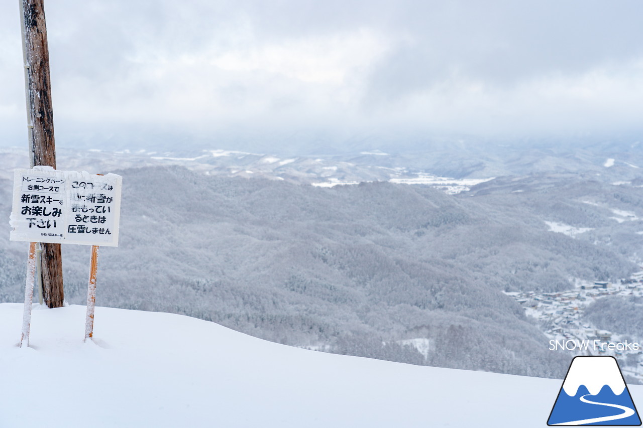 かもい岳国際スキー場｜今季の降雪量は、道内トップクラス！クリスマスイブのレポートは、積雪たっぷりの『かもい岳』(^^)v